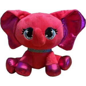 Gund P.Lushes Pets Willa Burke Pink Elephant Stuffed Plush Animal Elephant 6"